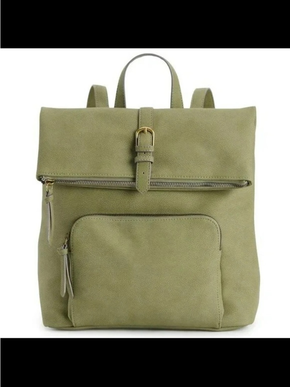 🆕 NWT Sonoma Olive Darcy Leather Military Backpack